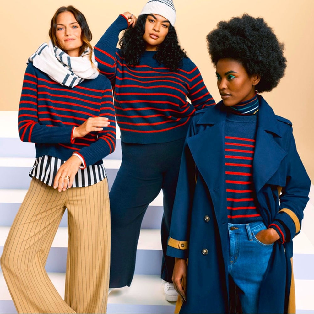NWT LA LIGNE LIM ED STRIPED SWEATER